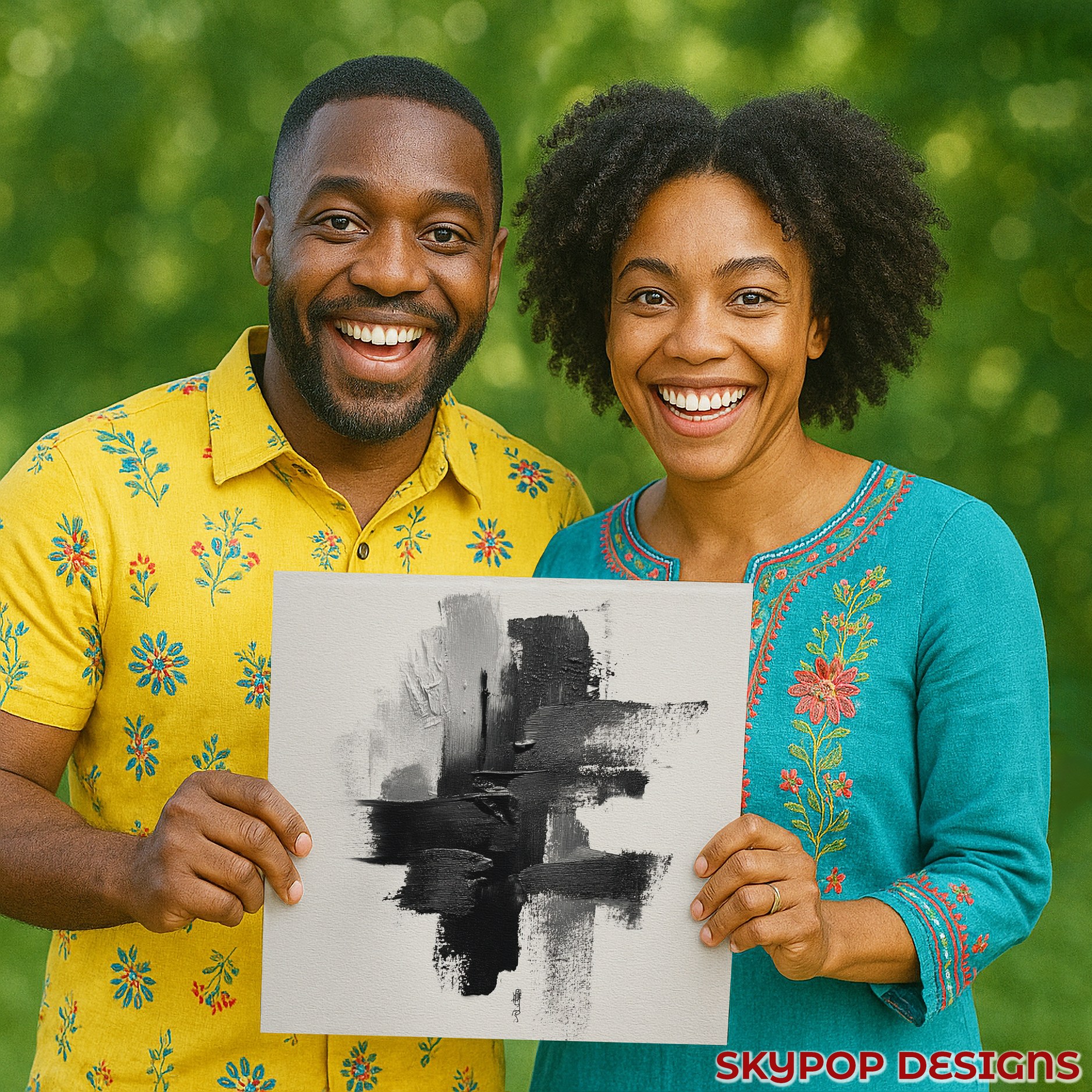 9.jpg Monochrome Brushstroke Art