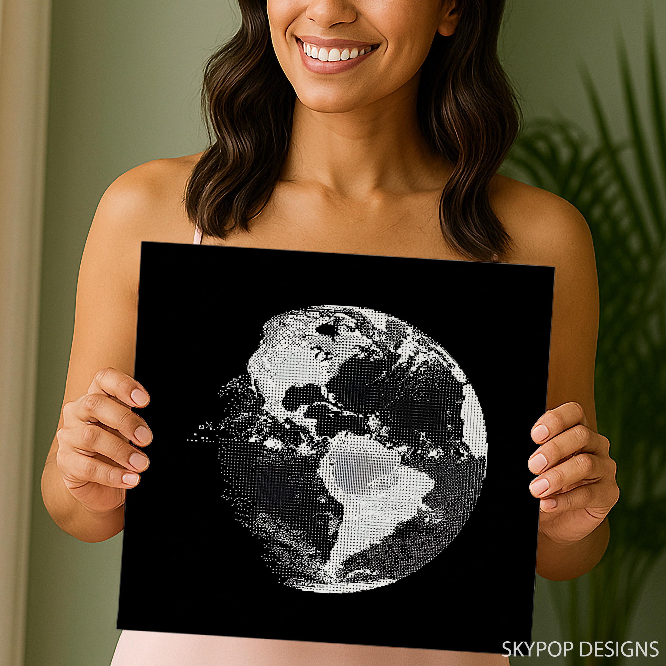 9.jpg Pixelated Earth Art