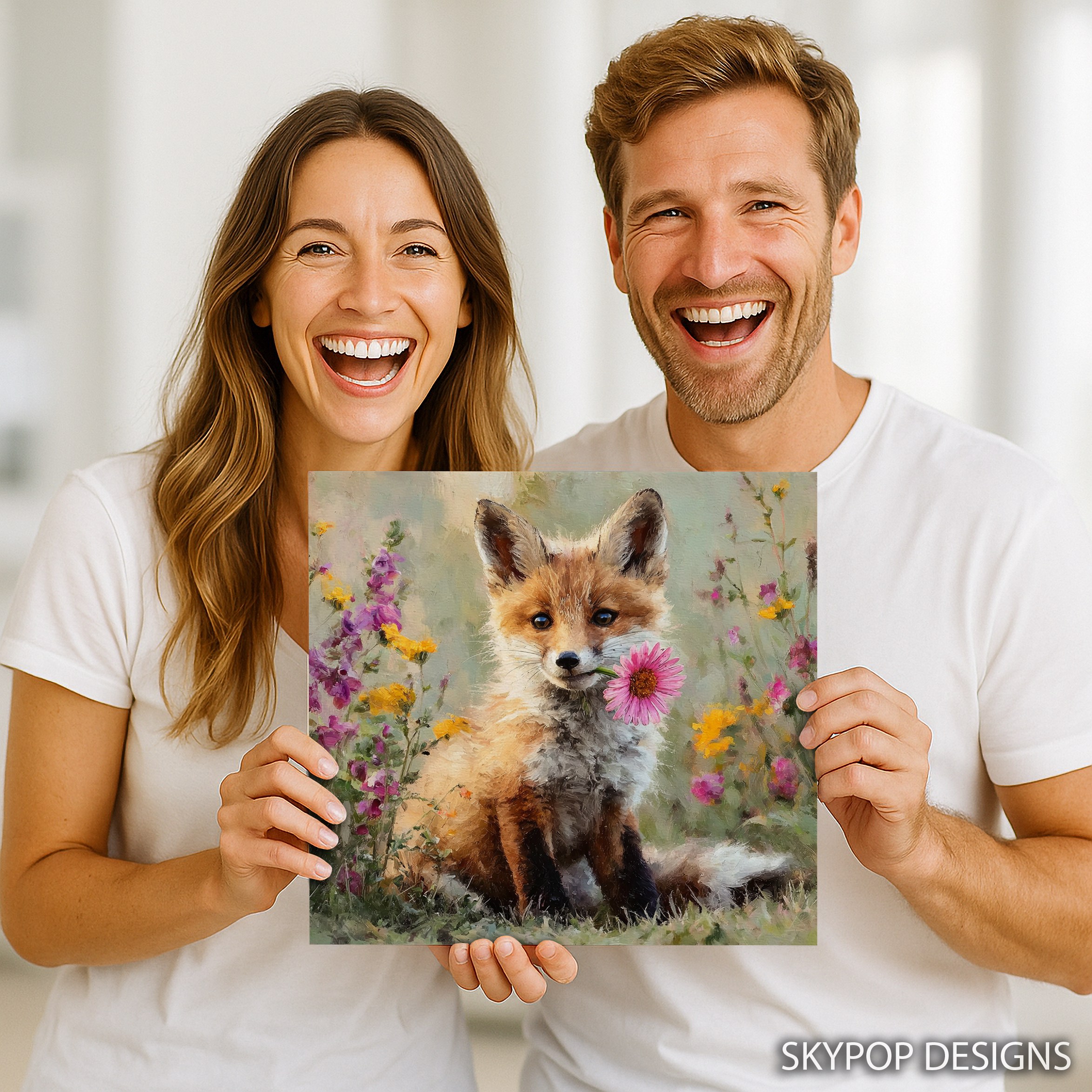9.jpg Fox Flower Art