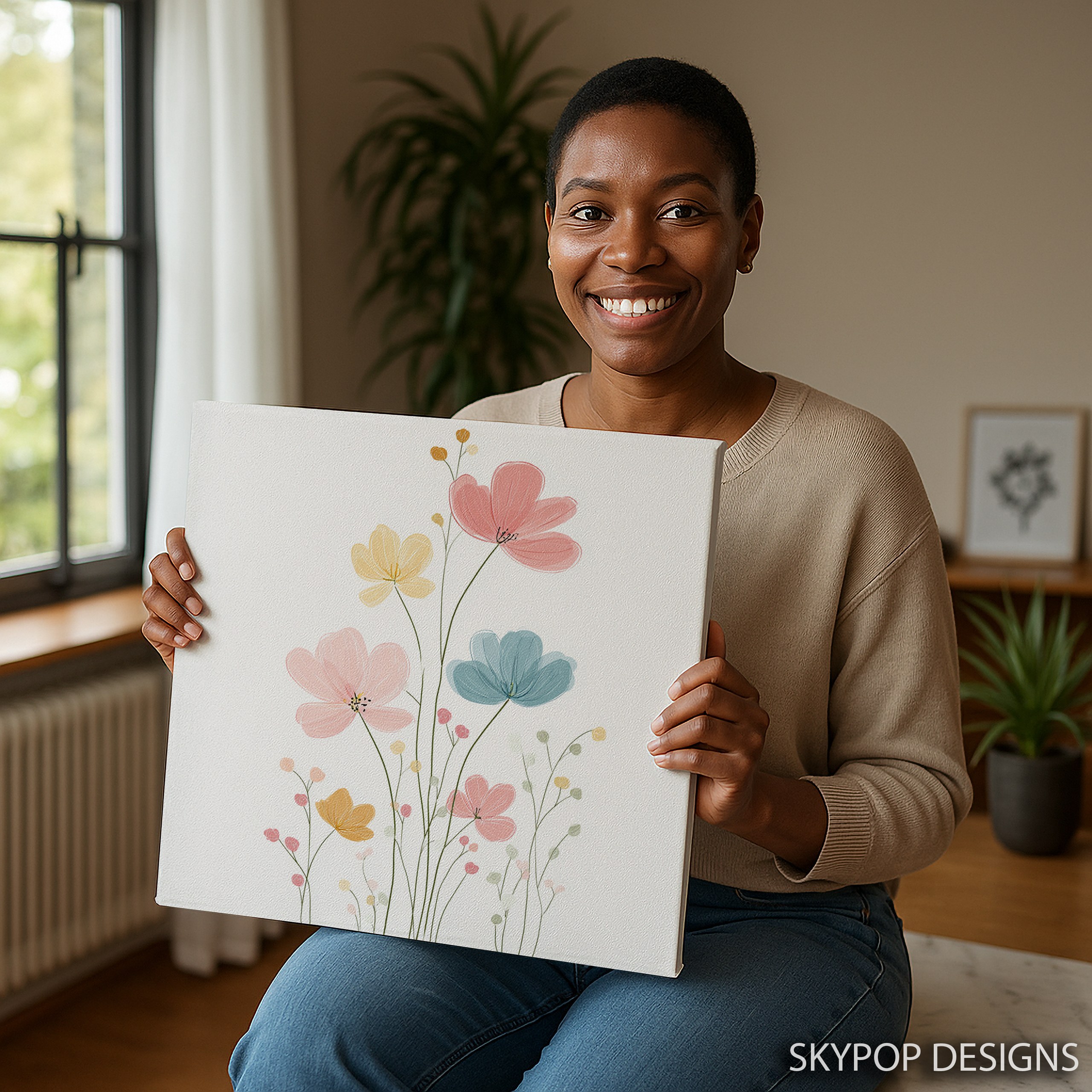 9.jpg Pastel Wildflower Art