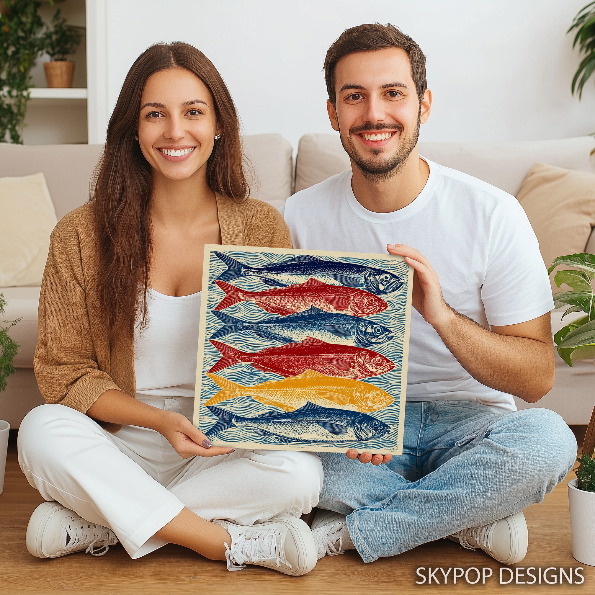 9.jpg Colorful Fish Art