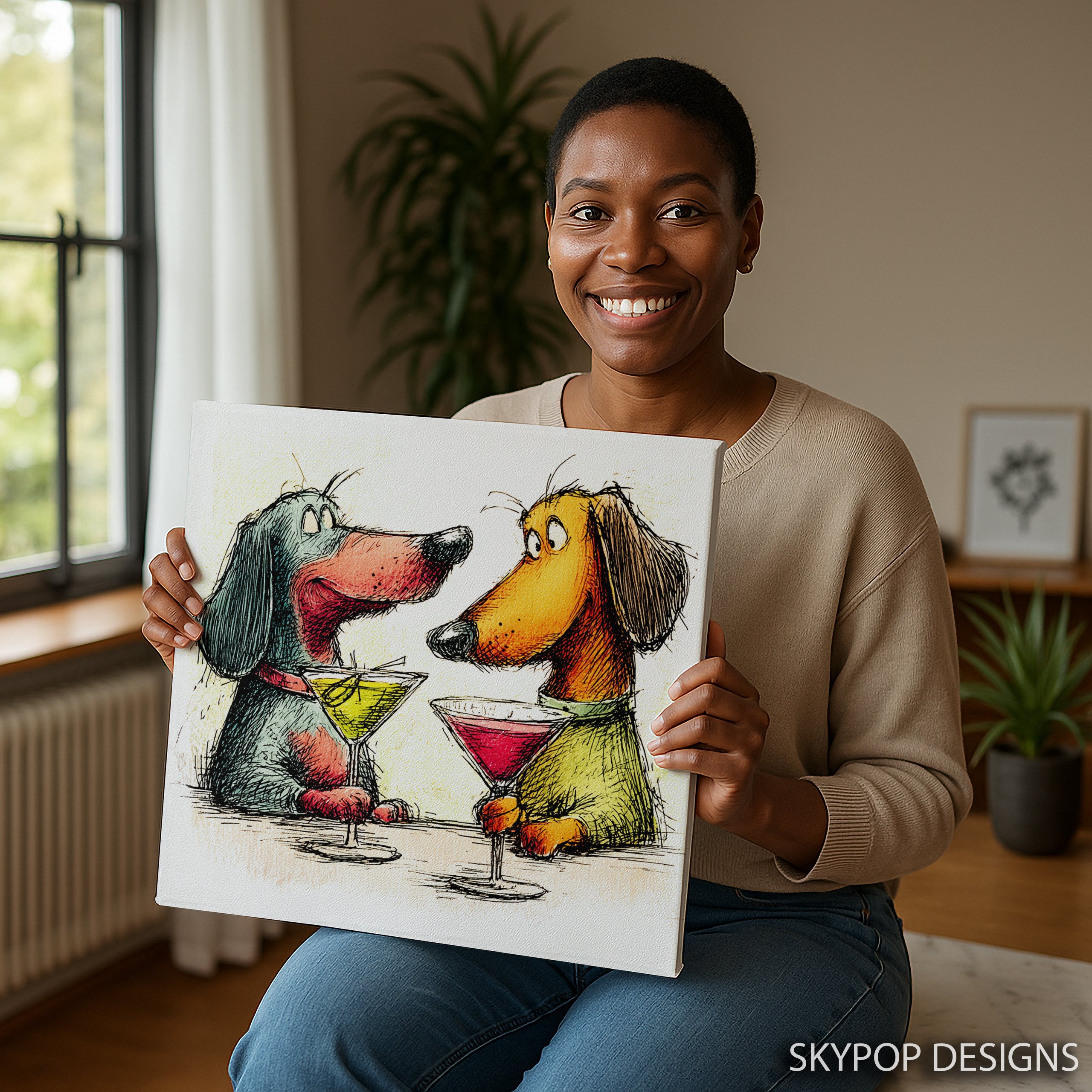 9.jpg Dog Cocktail Art