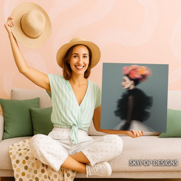 Floral Fashion Portrait Art