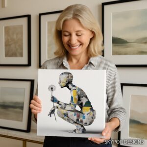 Dandelion Silhouette Art