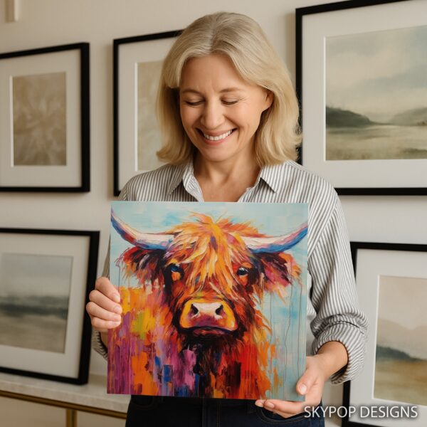 Highland Cow Art