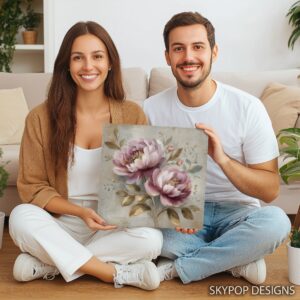Pink Peony Bloom Art