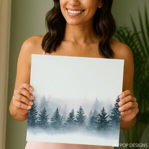 Misty Forest Art