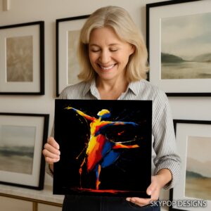 Vibrant Dancer Art