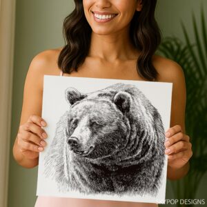Bear Portrait Art