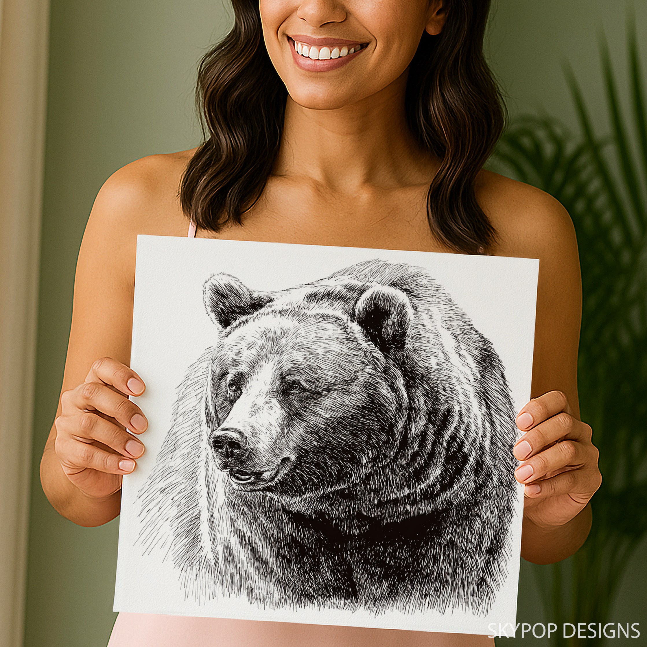 9.jpg Bear Portrait Art