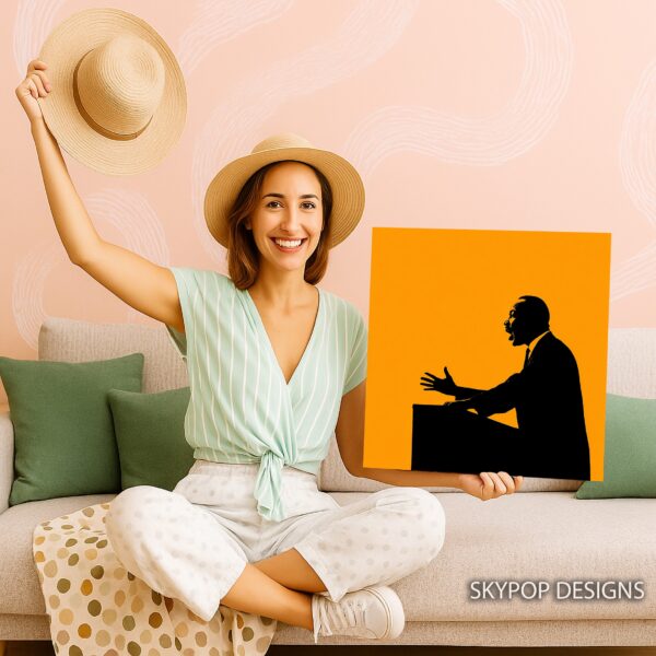 Silhouette Orator Art