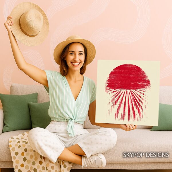Rising Sun Rays Art