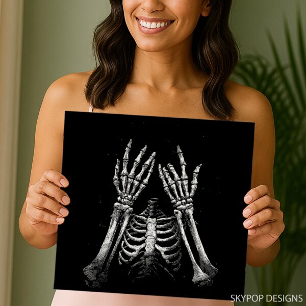 Skeletal Embrace Art