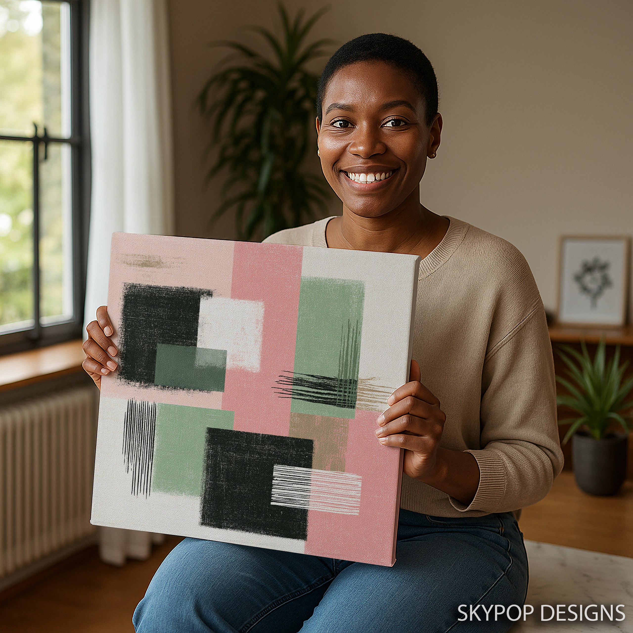 9.jpg Geometric Pastel Harmony Art