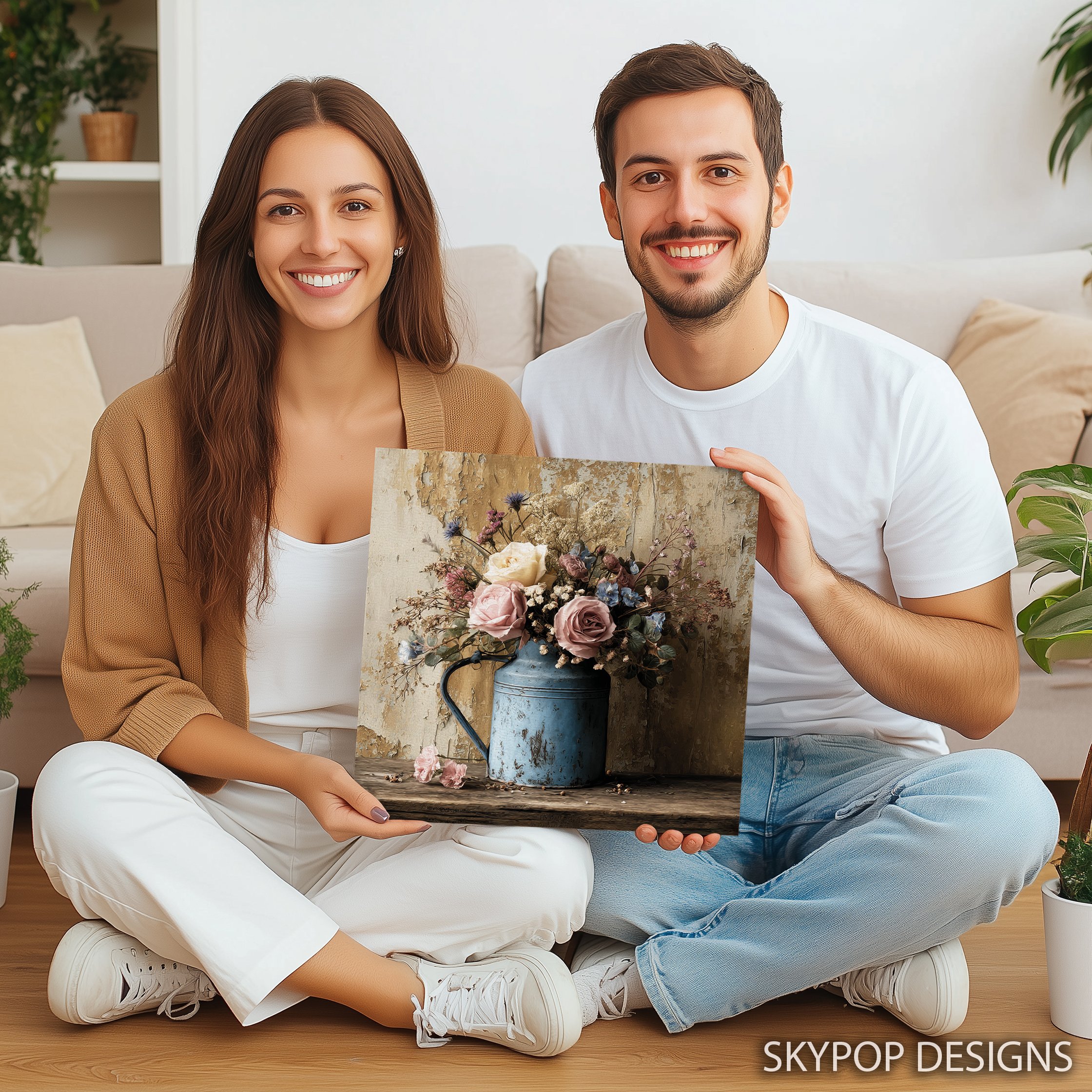 9.jpg Rustic Floral Arrangement Art