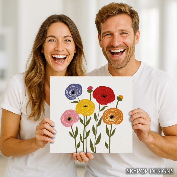Colorful Ranunculus Bouquet