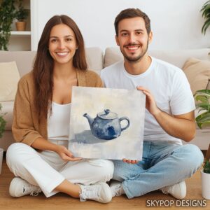 Blue Teapot Art