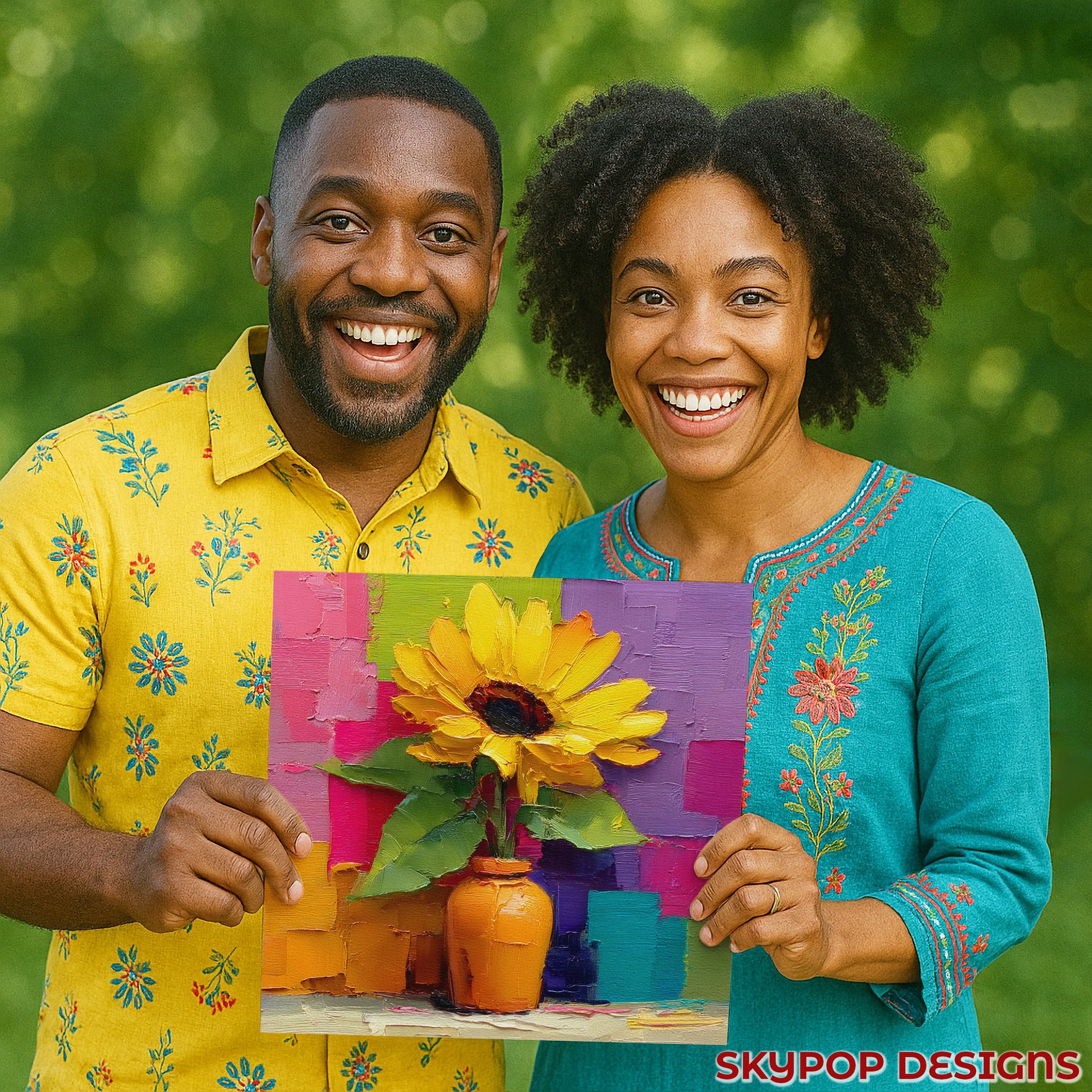 9.jpg Sunflower Vase Art