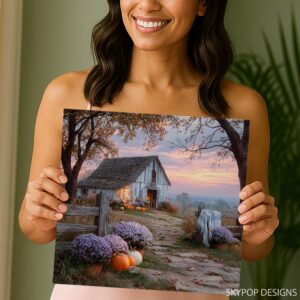 Autumn Barn Art