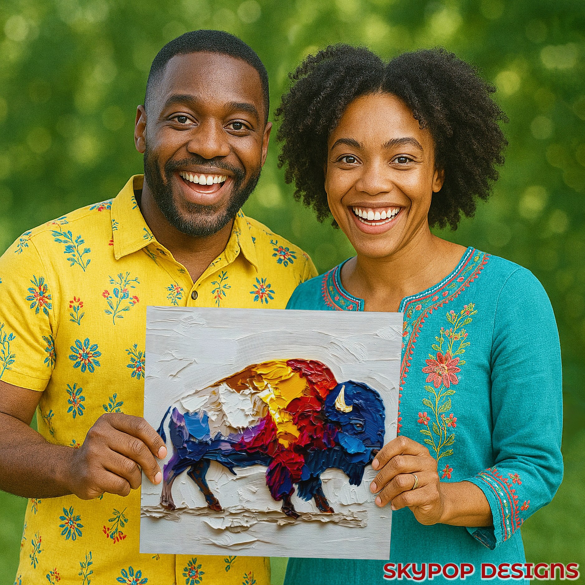 9.jpg Bison Wall Art