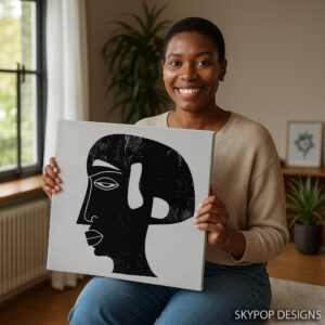Abstract Face Art