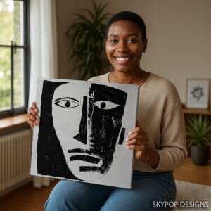 Abstract Face Art