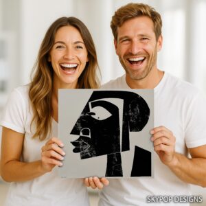 Abstract Face Art