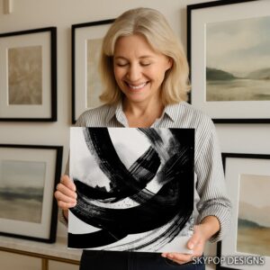 Dynamic Brushstroke Art