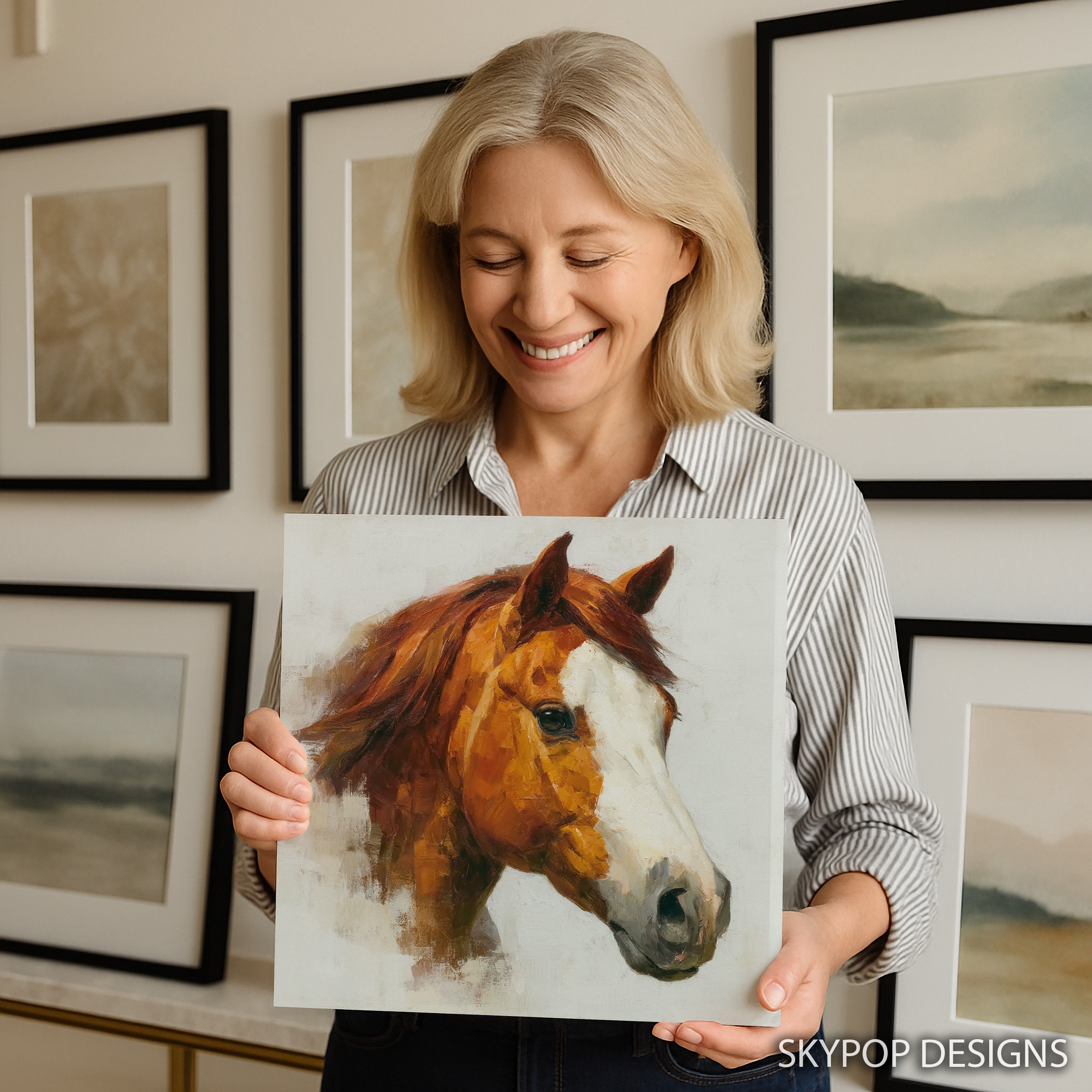 9.jpg Chestnut Horse Art