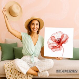 Red Poppy Art