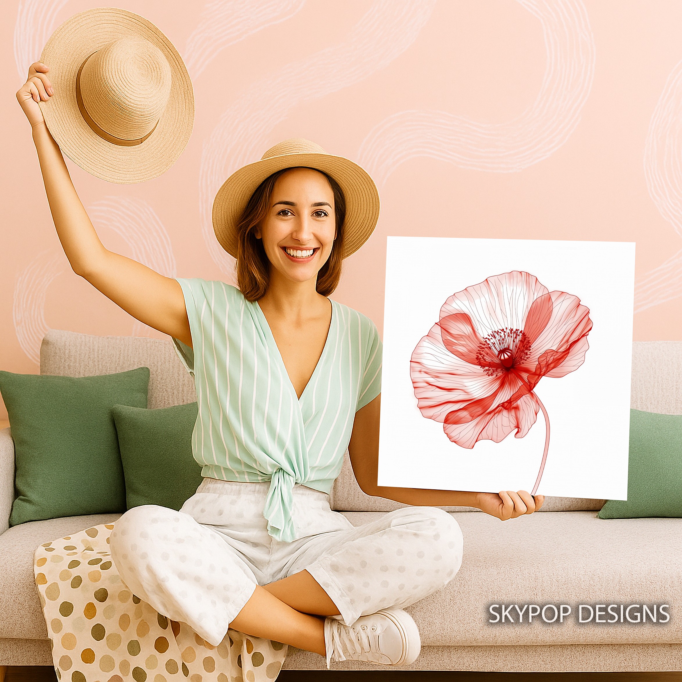 9.jpg Red Poppy Art