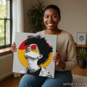 Afro Sunglasses Art