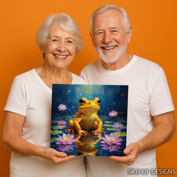 Golden Frog Pond Art