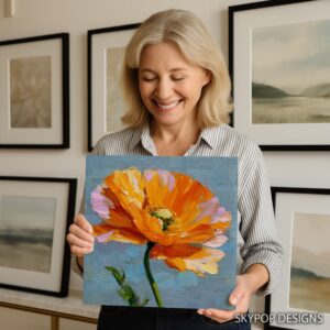 Vibrant Poppy Art