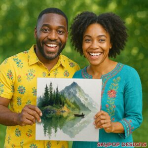 Mountain Lake Art