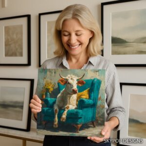 Highland Cow Art