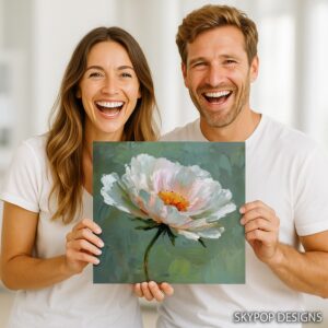 Peony Bloom Art