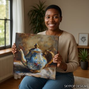 Elegant Teapot Art