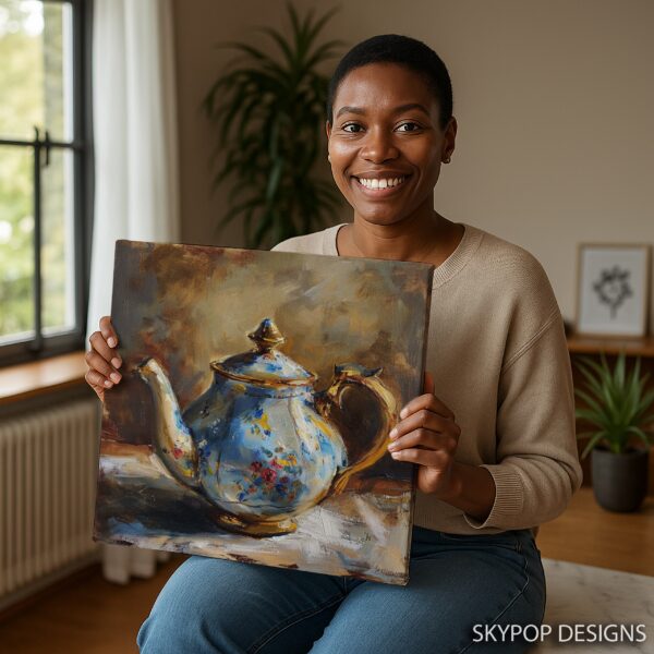 Elegant Teapot Art