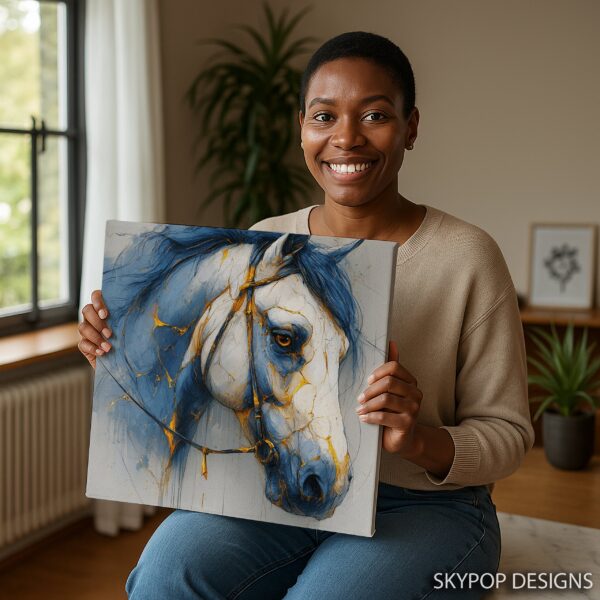 Blue Horse Art