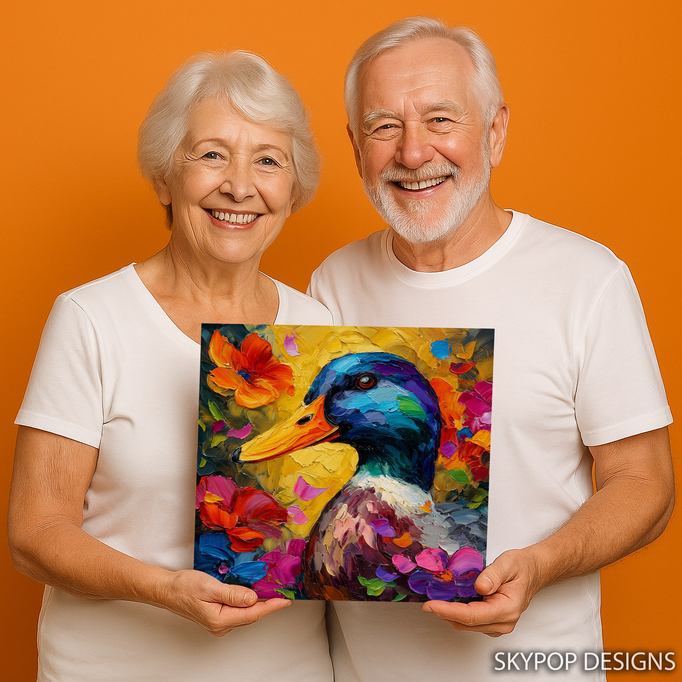 9.jpg Duck Floral Art