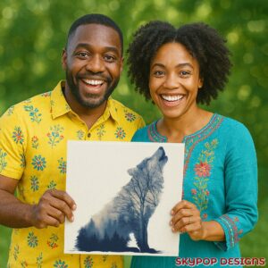 Wolf Forest Art