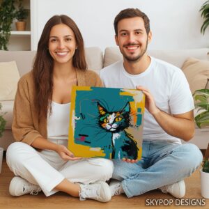 Cat Face Art