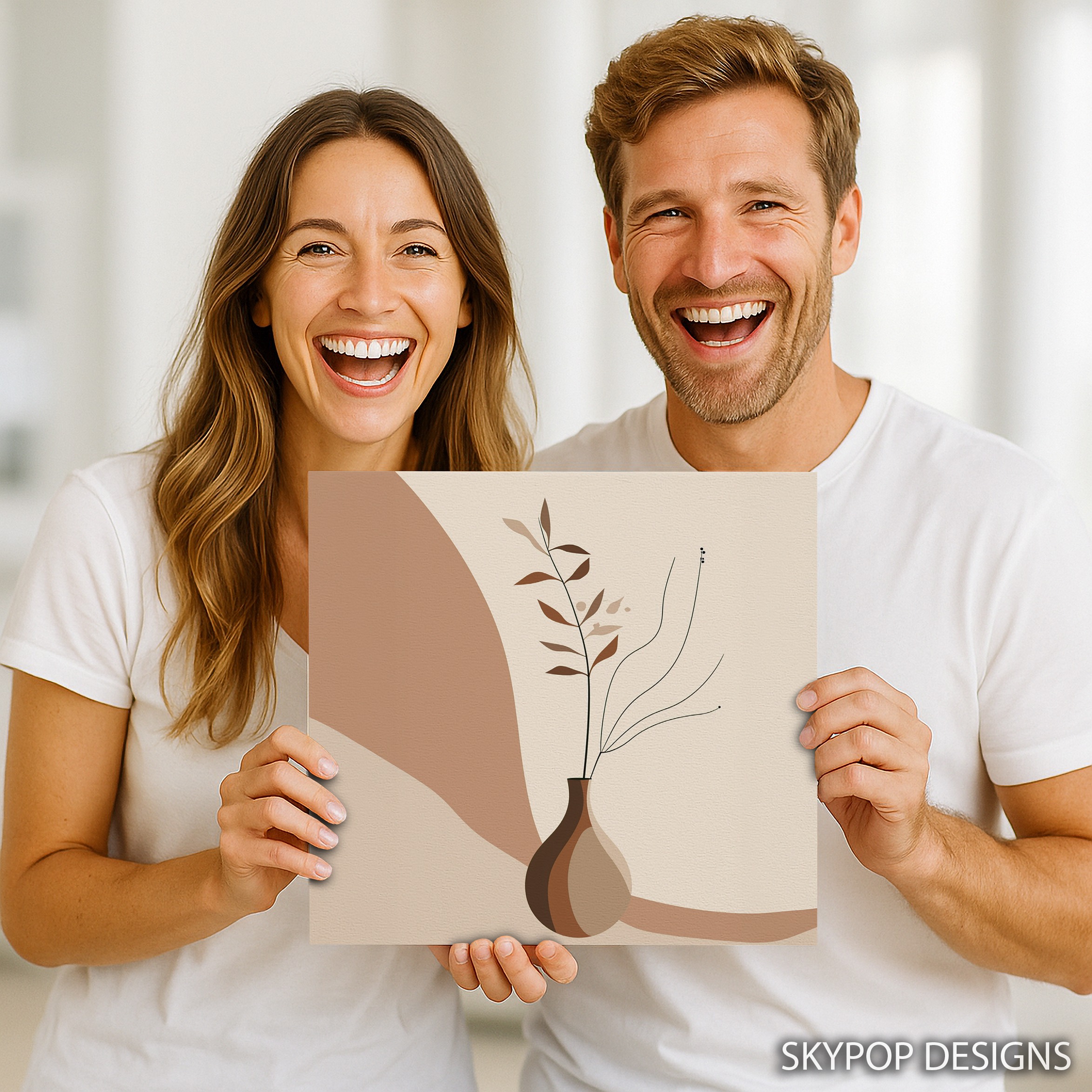 9.jpg Minimalist Botanical Vase Art