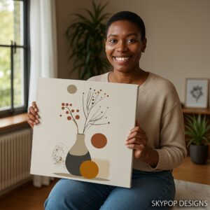 Autumn Branches Vase Art