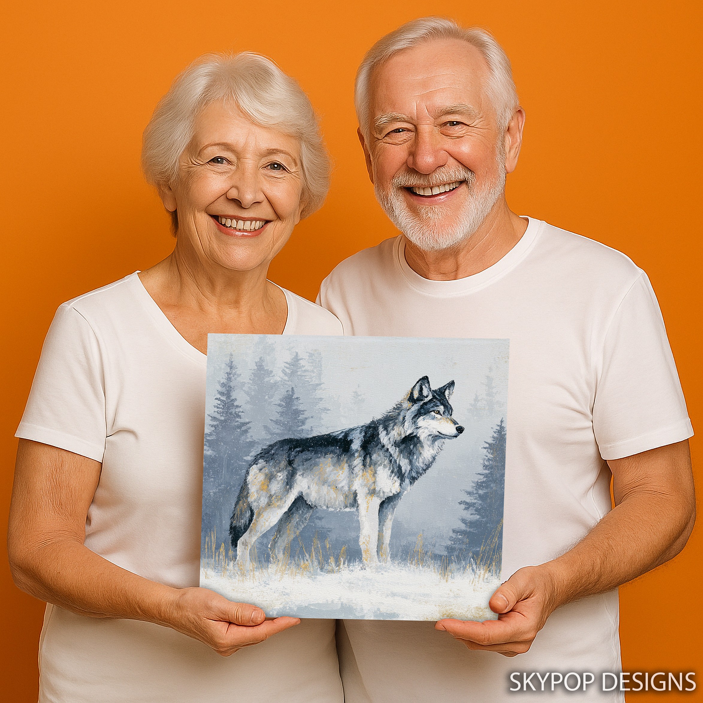 9.jpg Wolf Winter Art