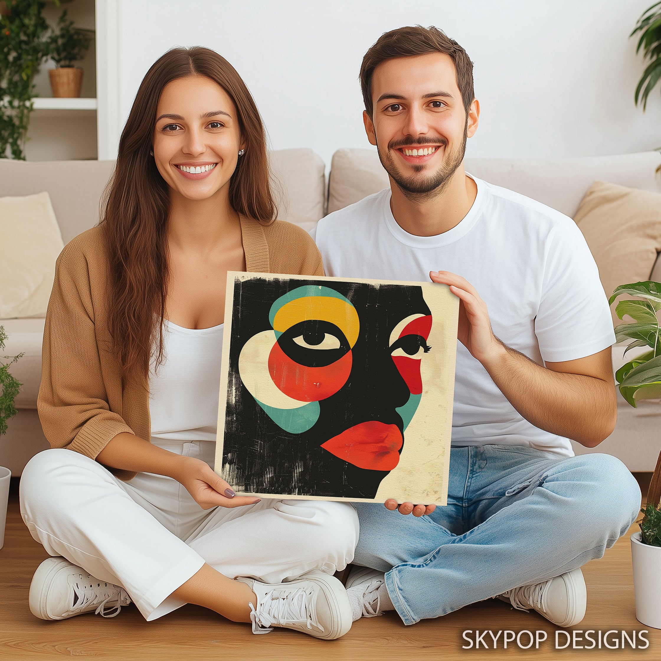 9.jpg Colorful Face Abstract Art