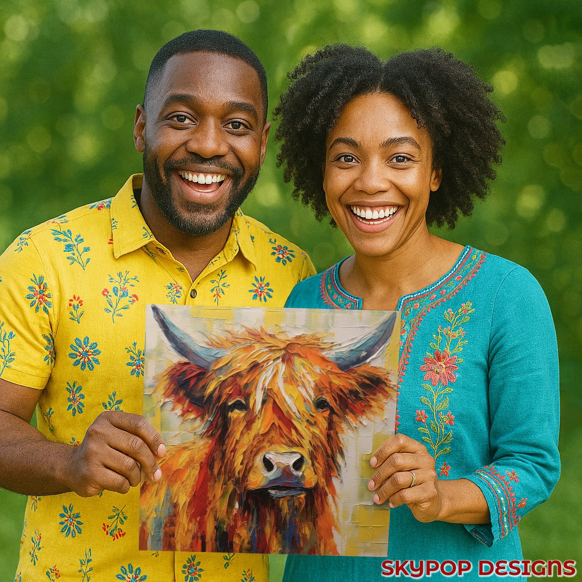 9.jpg Highland Cow Art