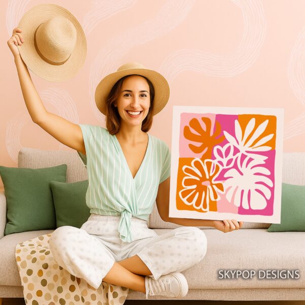 Tropical Leaf Abstract Art