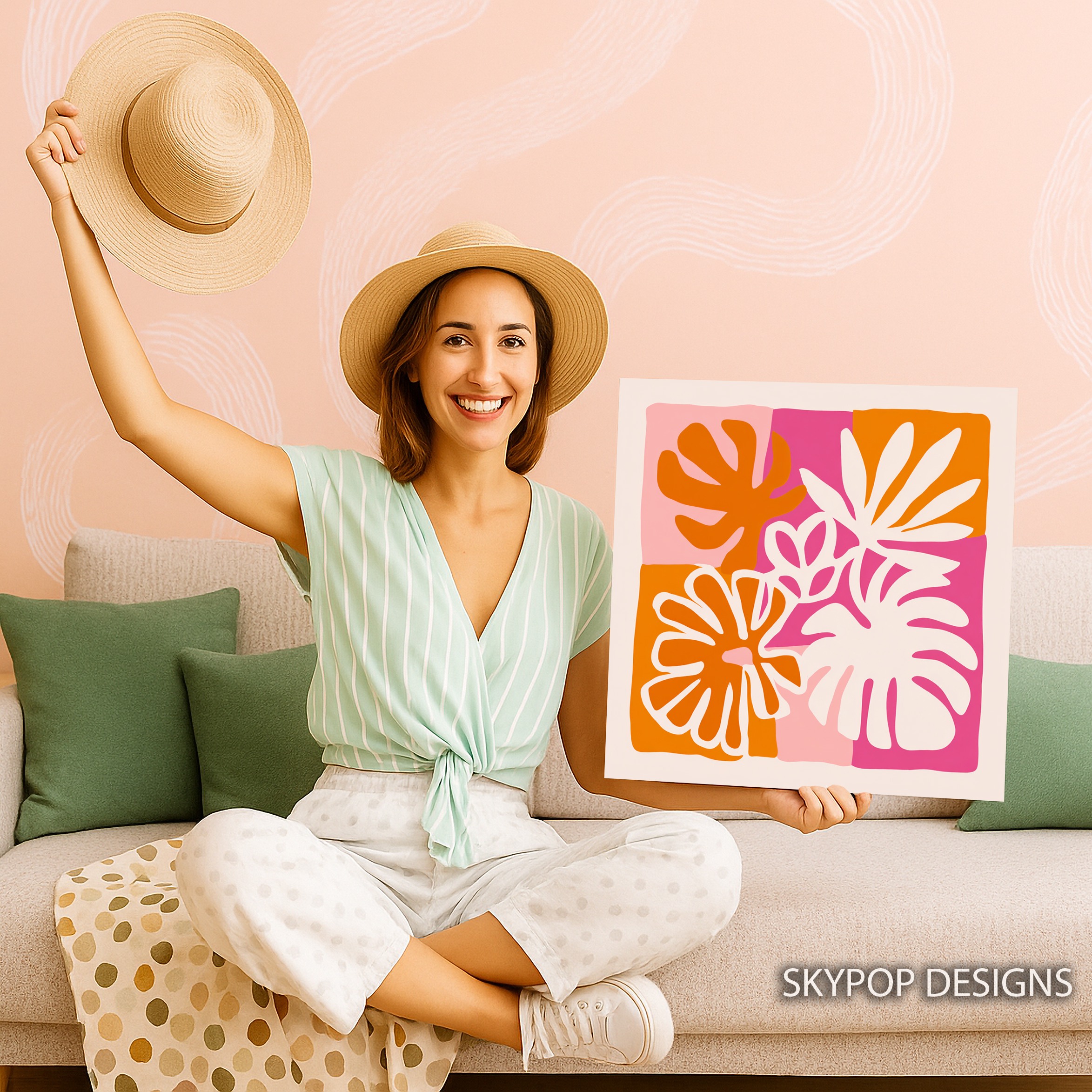 9.jpg Tropical Leaf Abstract Art